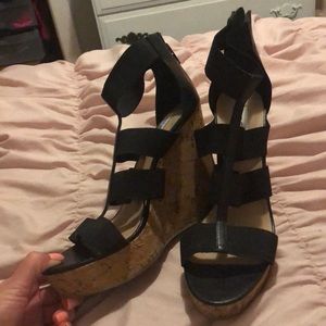 Barely worn Steve Madden cork Wedges